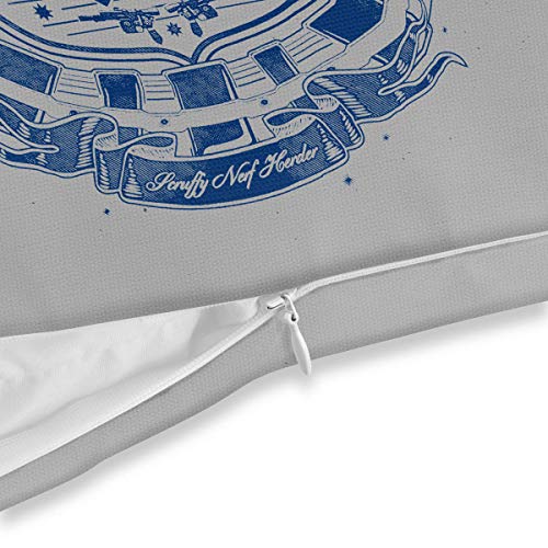 VOID Corredor de Kessel 12 Parsecs Funda de Almohada cojín poliéster Impermeable Exterior Indoor halcón milenario, Kissen Größe:60 x 60 cm, Kissen Farbe:Gris