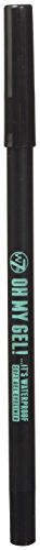 W7 Oh My Gel! Eyeliner de gel negro resistente al agua, 1,35 g.