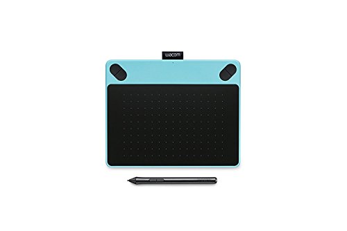 Wacom Intuos Art - Tableta Gráfica, Lápiz Intuos Pen, 2540 lpp, 133 pps, Función multitáctil, Tamaño Mediano, Color Azul