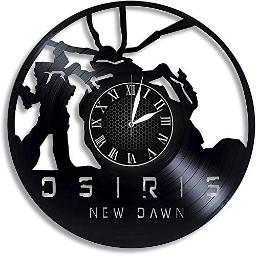 Wanggang Osiris New Dawn Videojuego Disco de Vinilo Reloj de Pared Retro Año Nuevo Regalo de cumpleaños de Navidad Personalidad diseño Creativo del hogar decoración de la Pared