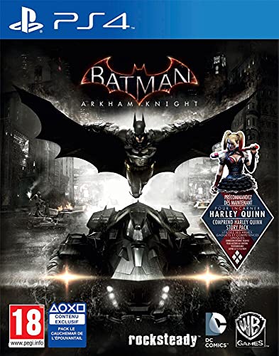 Warner Bros Batman: Arkham Knight, PS4 Básico PlayStation 4 Inglés, Francés vídeo - Juego (PS4, PlayStation 4, Acción / Aventura, M (Maduro))
