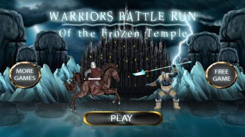 Warriors Battle Run of the Frozen Temple - Kingdom Clash Empires of Fire & Ice Wars