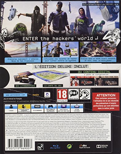 Watch Dogs 2 - Deluxe Edition - PlayStation 4 [Importación francesa]