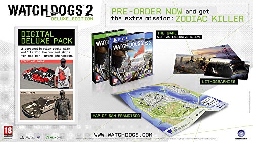 Watch Dogs 2 - Deluxe Edition - PlayStation 4 [Importación francesa]