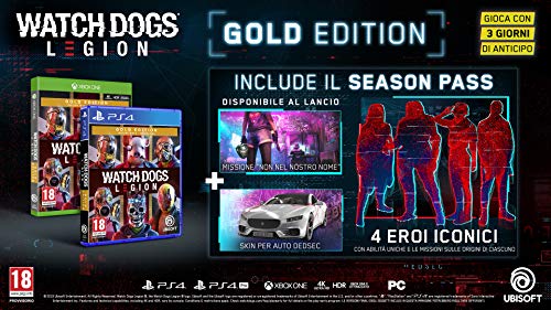 Watch Dogs Legion Gold Edition - PlayStation 4 [Importación italiana]