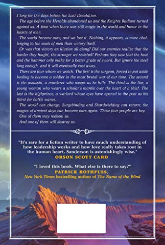 WAY OF KINGS: Book One of the Stormlight Archive: 1