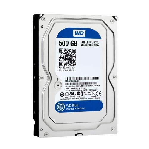 WD Blue - Disco Duro para Ordenadores de sobremesa de 500 GB (7200 RPM, SATA a 6 GB/s, 16 MB de caché, 3,5")