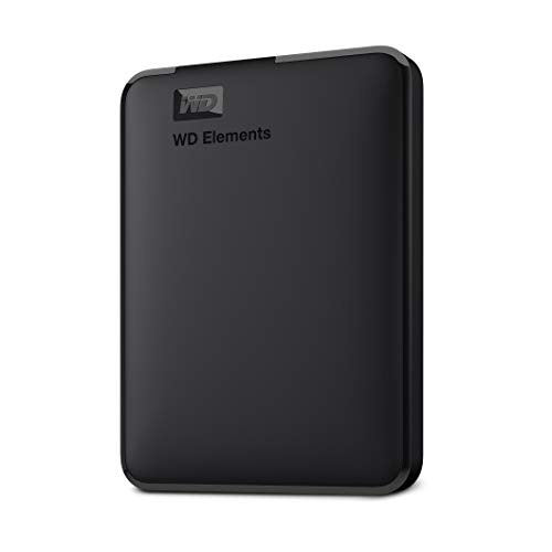 WD Elements - Disco duro externo portátil de 2 TB con USB 3.0, color negro