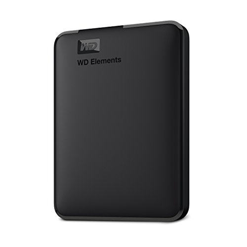 WD Elements - Disco duro externo portátil de 4 TB con USB 3.0, color negro