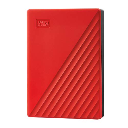 WD My Passport WDBPKJ0040BRD-WESN - Disco Duro Portátil, Rojo (Red), 4TB