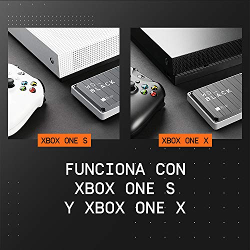 WD_BLACK P10 Game Drive para Xbox de 5 TB para llevar tu colección de juegos Xbox allí donde vayas