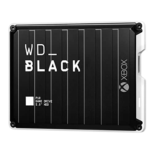 WD_BLACK P10 Game Drive para Xbox de 5 TB para llevar tu colección de juegos Xbox allí donde vayas