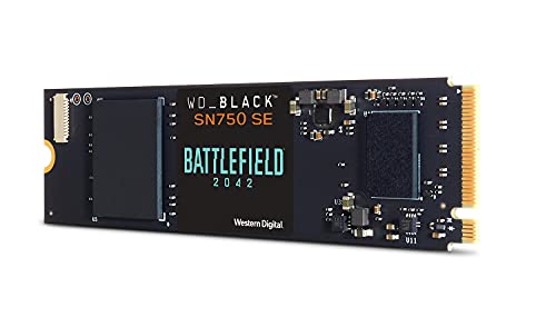 WD_Black SN750 SE NVMe SSD Battlefield 2042 PC Game Code Bundle, con velocidades de Lectura de hasta 3600 MB/s