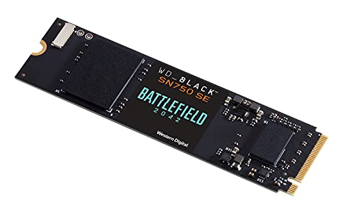 WD_Black SN750 SE NVMe SSD Battlefield 2042 PC Game Code Bundle, con velocidades de Lectura de hasta 3600 MB/s