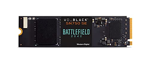 WD_Black SN750 SE NVMe SSD Battlefield 2042 PC Game Code Bundle, con velocidades de Lectura de hasta 3600 MB/s