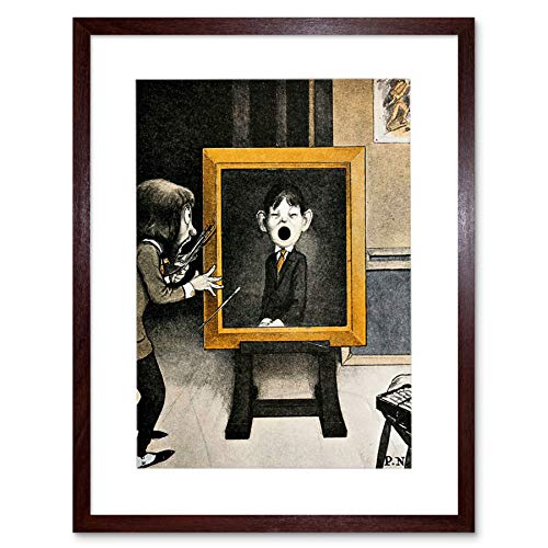 Wee Blue Coo Painting Book Newell Hole Ruined Portrait Lámina Enmarcada 12 x 16 Pulgadas