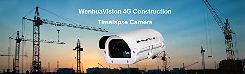 WenhuaVision Industrial 4G Photography Camera with night vision, Transfer HD Pictures to Any Remote FTP Server by sim Card, Smart Parking, Agriculture, Construction time lapse camera WH_5M0FGSN