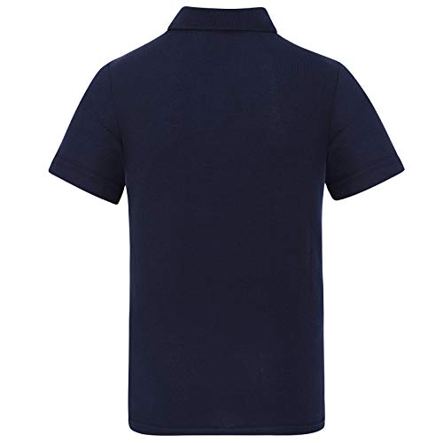 West Ham United FC - Polo Oficial para Hombre - con el Escudo del Club - Azul Marino - M