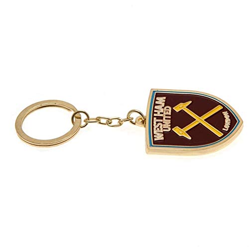 West Ham United WHUFC Football Club Badge Metal Fob Keyring Keychain Official
