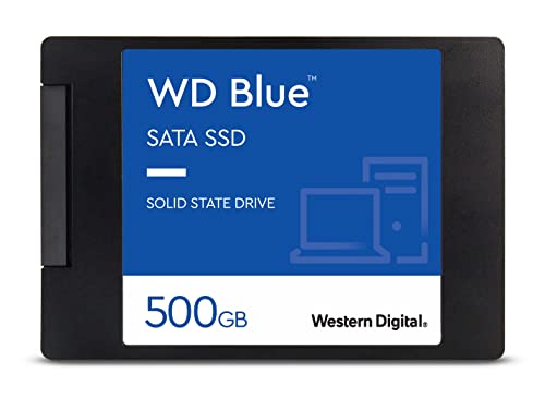 Western Digital WDS500G2B0A WD Blue - Disco de estado sólido, 500GB, 2.5", NAND, SATA, 3D, Internal SSD