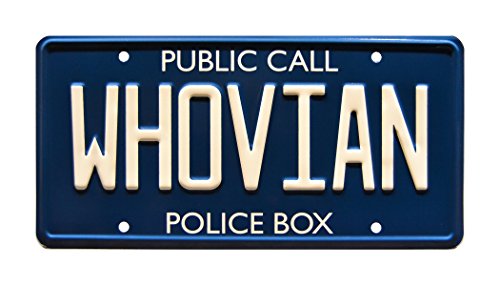 WHOVIAN | Metal Stamped License Plate