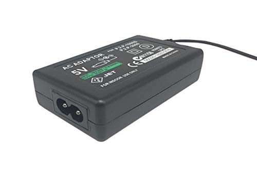 WICAREYO Fuente de alimentación Cargador para PSP 1000 2000 3000, Adaptador de alimentación de CA Fuente de alimentación de Carga rápida para PSP 1000 2000 3000, Enchufe de la EU