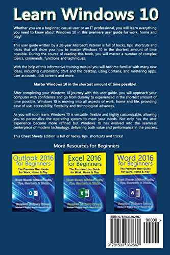 Windows 10 for Beginners. Revised & Expanded 2nd Edition.: The Premiere User Guide for Work, Home & Play.