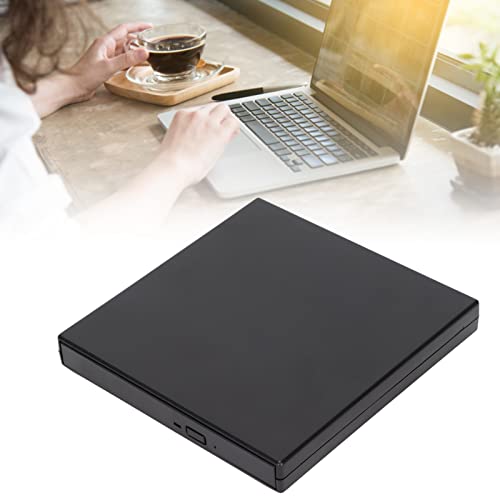 WinmetEuro Unidad óptica Externa, Plug and Play bajo Consumo de Energía Unidad de CD ROM Externa para Portátiles para Netbooks para Ordenadores de Sobremesa