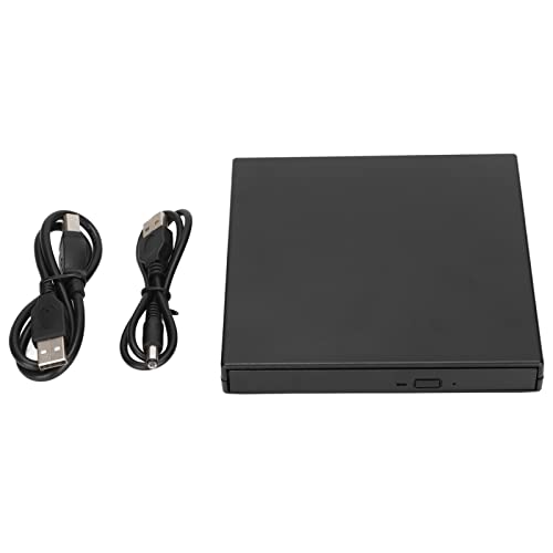 WinmetEuro Unidad óptica Externa, Plug and Play bajo Consumo de Energía Unidad de CD ROM Externa para Portátiles para Netbooks para Ordenadores de Sobremesa