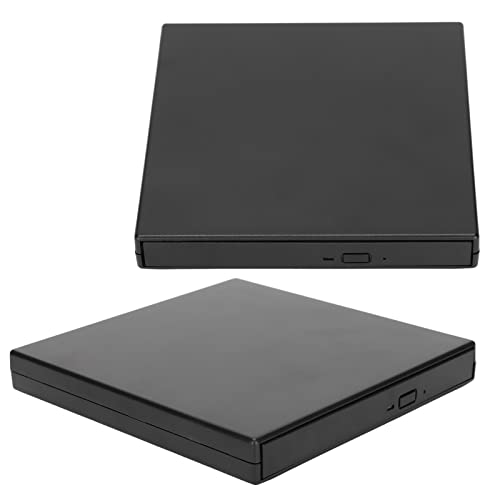WinmetEuro Unidad óptica Externa, Plug and Play bajo Consumo de Energía Unidad de CD ROM Externa para Portátiles para Netbooks para Ordenadores de Sobremesa