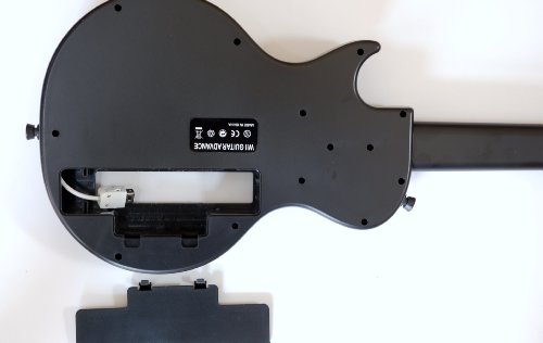 Wireless Guitar for Wii Guitar Hero and Rock Band Games Color Black by Buddies
