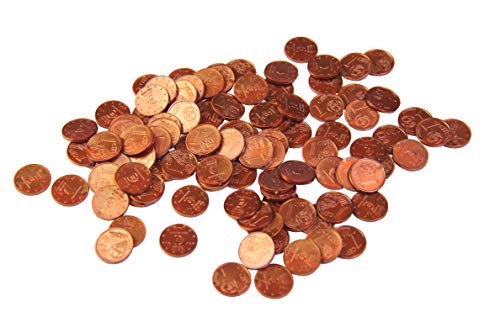 WISSNER® aktiv lernen - EURO jugar al dinero 100 x 1 centavo de monedas