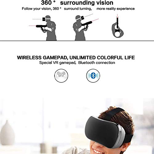 Wj Independiente de Realidad Virtual Headset Todo en Uno VR Gafas OLED Gafas 3D Virtual PC Lentes Auriculares, S900, 3G, 16GB / PS 4 Xbox 360 / One 2 K HDMI Nibiru Android 5.1 Pantalla 2560 * 1440