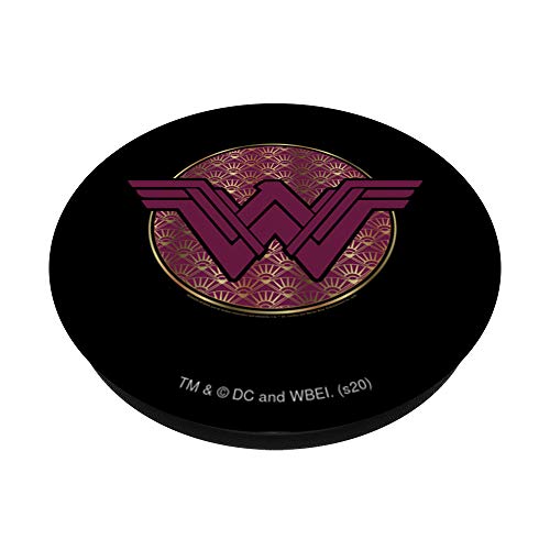 Wonder Woman Movie Geometric Logo with Golden Sun PopSockets PopGrip Intercambiable