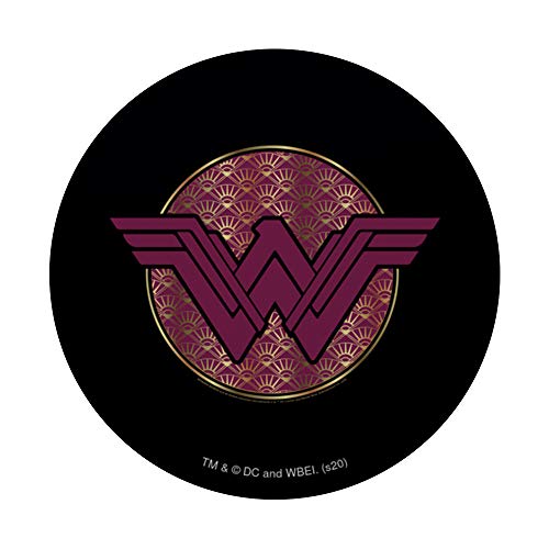 Wonder Woman Movie Geometric Logo with Golden Sun PopSockets PopGrip Intercambiable