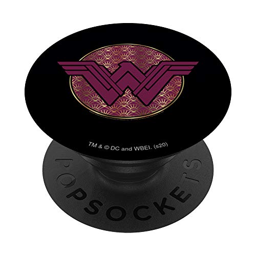 Wonder Woman Movie Geometric Logo with Golden Sun PopSockets PopGrip Intercambiable