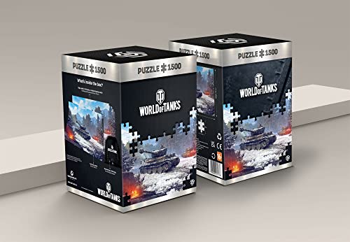 World of Tanks: Winter Tiger | Puzzle 1500 Piezas | Incluye póster y Bolsa | 85 x 58 | Videojuego | Rompecabezas para Adultos y Adolescentes | para Navidad y Regalos | Decoración