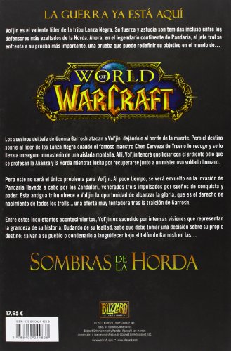 World of Warcraft. Vol'jin. Sombras de la Horda (Novela Fantastica)