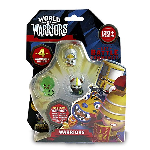 World of Warriors- Disney Blíster con 4 figuras (Giochi Preziosi Spagna WFW02111)