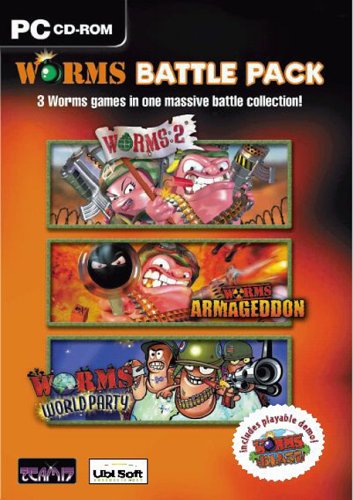 Worms Battle Pack Including: Worms 2, Worms Armageddon and Worms World Party. [Importado de Reino Unido]