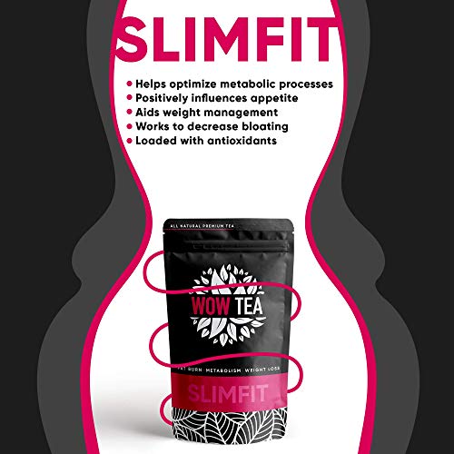 WOW TEA - Té adelgazante - Estimular el metabolismo y los antojos de comida | Infusión Quema Grasa | 150g, Made in EU