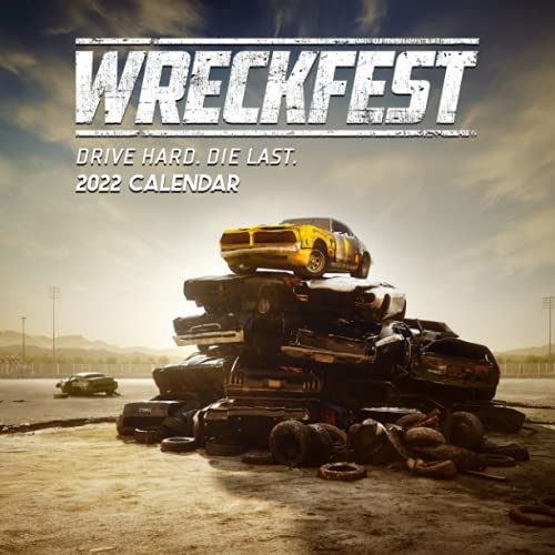 Wreckfest: OFFICIAL 2022 Calendar - Video Game calendar 2022 - Wreckfest -18 monthly 2022-2023 Calendar - Planner Gifts for boys girls kids and all ... games Kalendar Calendario Calendrier)