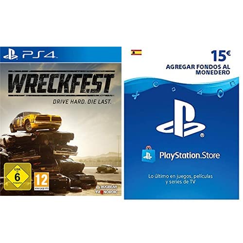Wreckfest & Sony, PlayStation - Tarjeta Prepago PSN 15€