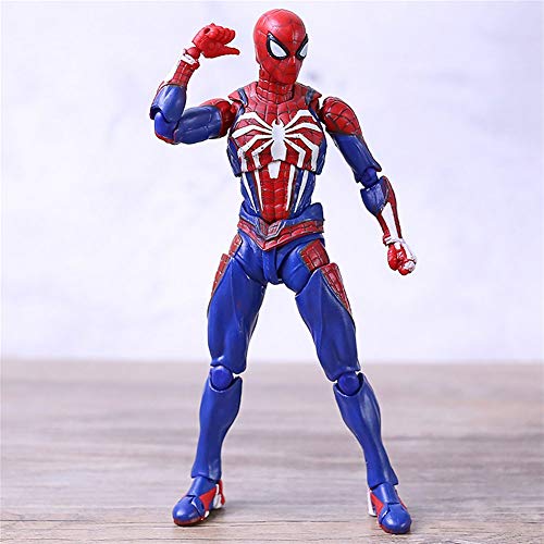WXFQY Juguete para niños PS4 Juego Spiderman Advanced Trat Ver.Figura de acción de PVC SHF Spider Man Modelo Juguete