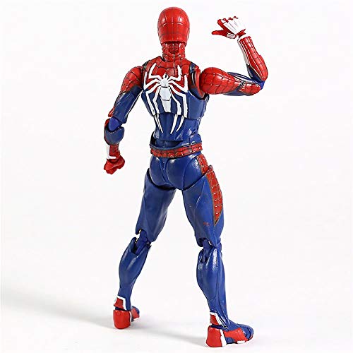 WXFQY Juguete para niños PS4 Juego Spiderman Advanced Trat Ver.Figura de acción de PVC SHF Spider Man Modelo Juguete