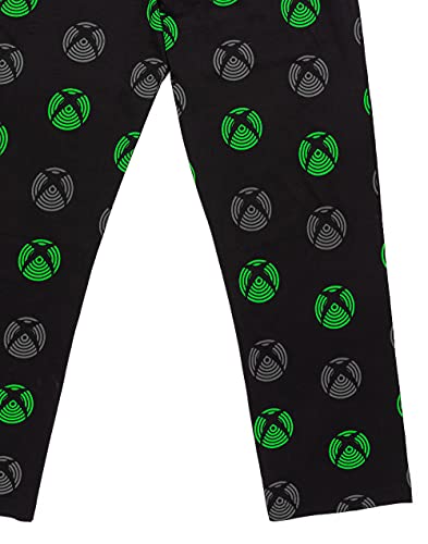 XBOX Lounge Pantalones Mens Black Game Console Pijamas Pajares Panteros