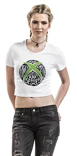 Xbox Maya Bay Short Sleeve Classic Fit Shirt Blouse, Bianco, Talla única niño, 0-24