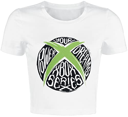 Xbox Maya Bay Short Sleeve Classic Fit Shirt Blouse, Bianco, Talla única niño, 0-24