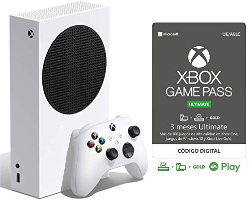 Xbox Series S + Game Pass Ultimate (3 Meses Suscripción)