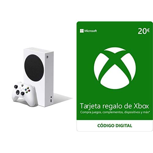 Xbox Series S + Xbox Live - 20 EUR Tarjeta Regalo (Xbox Live Código Digital)